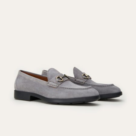 SUEDE LOAFER WITH ACCESSORIES